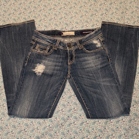 Vigoss Denim - VIGOSS Thick Stitch Bootcut WORN ONCE!